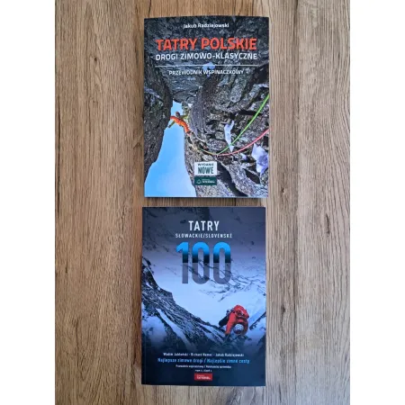 Pakiet: Nowe wydanie : Tatry Polskie Drogi Zimowo- Klasyczne + Tatry Słowackie - 100 najlepszych dróg zimowych !